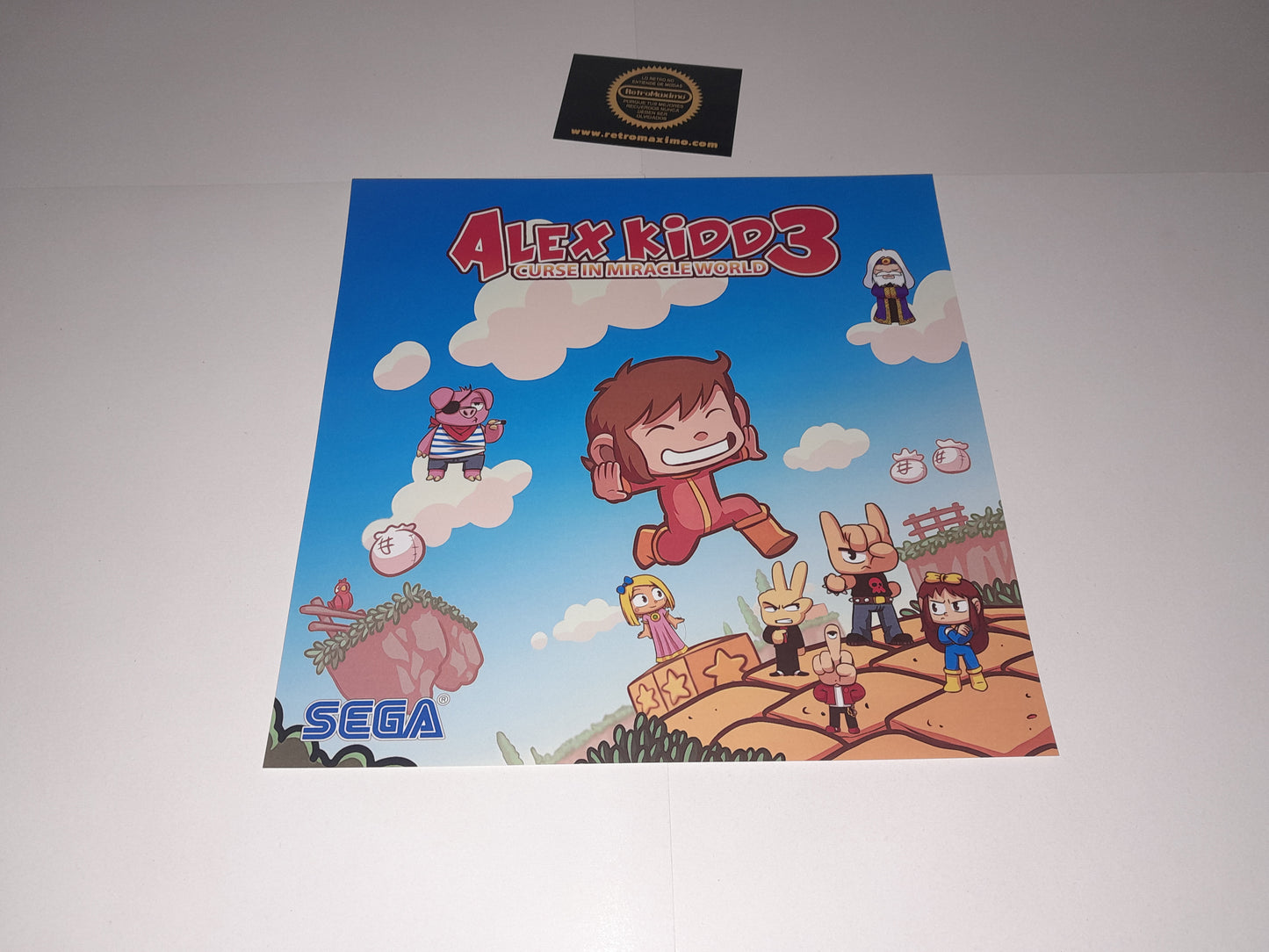 Alex Kidd 3 Curse in Miracle World Game Boy Advance - GBA - Nintendo DS