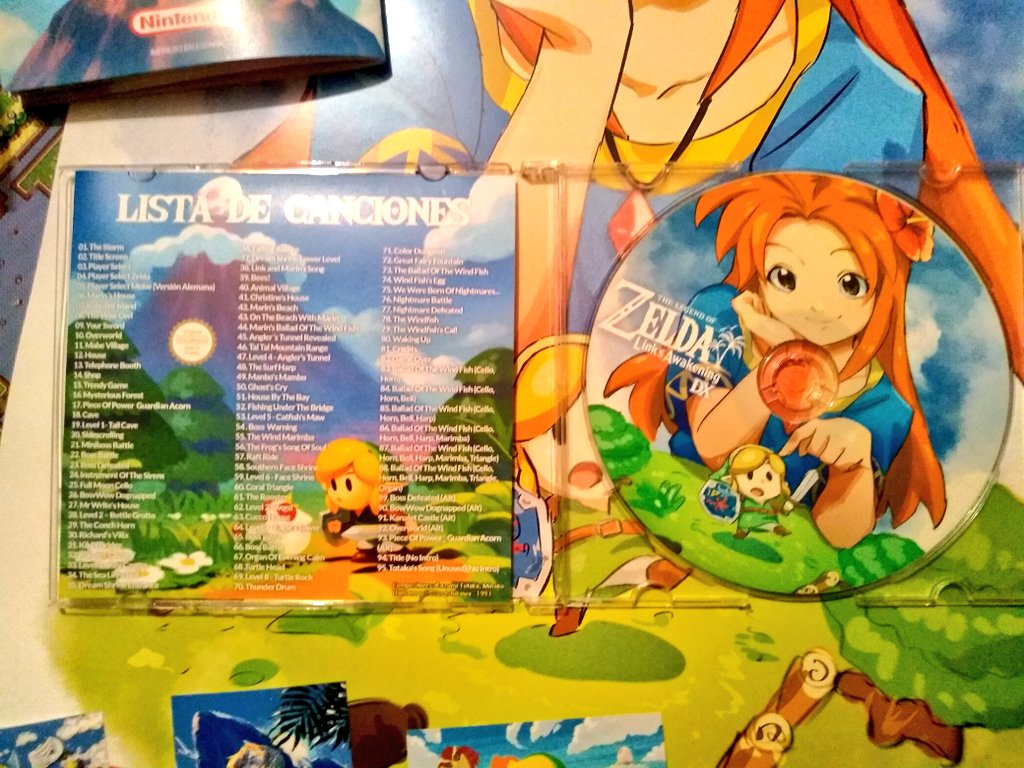 Zelda Link's Awakening Remake Art Game Boy - Game Boy Color - Game Boy Advance