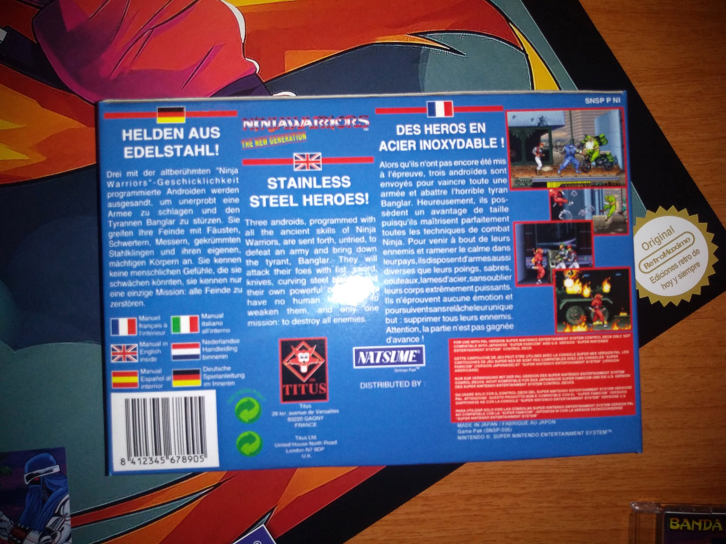 The Ninja Warriors PAL - Super Nintendo - Snes