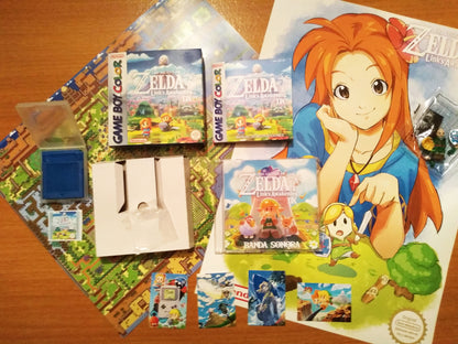 Zelda Link's Awakening Remake Art Game Boy - Game Boy Color - Game Boy Advance