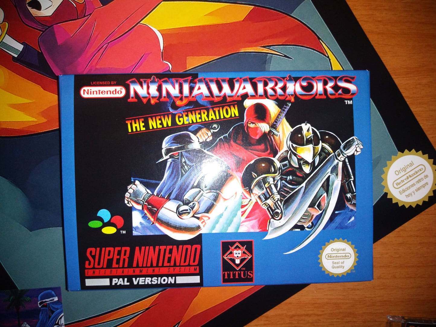 The Ninja Warriors PAL - Super Nintendo - Snes