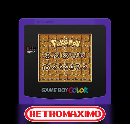 Pokémon Unown Message Nintendo GameBoy, Game Boy Color y Game Boy Advance